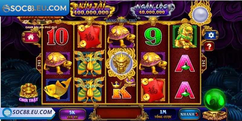 Thanh Xà Bạch Xà SOC88 - Cơ Hội Đổi Đời Vô Cùng Cao 2 Thông tin về các biểu tượng trong game nổ hũ